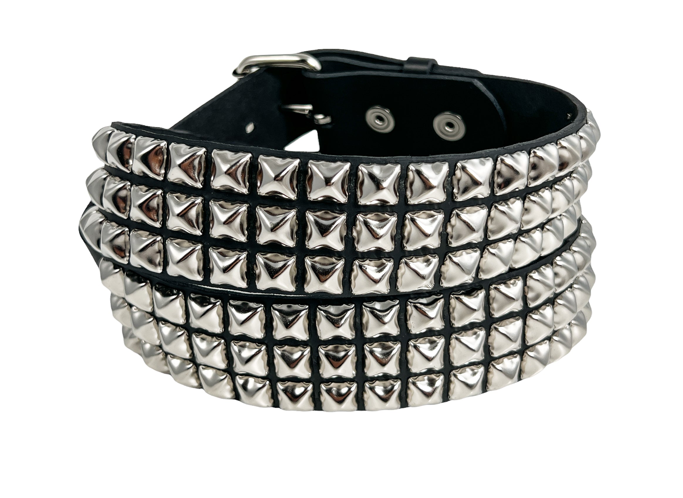 Studded Belt Genuine Leather Made in USA